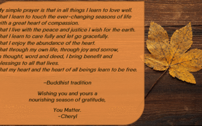 You Matter Thanksgiving Wish